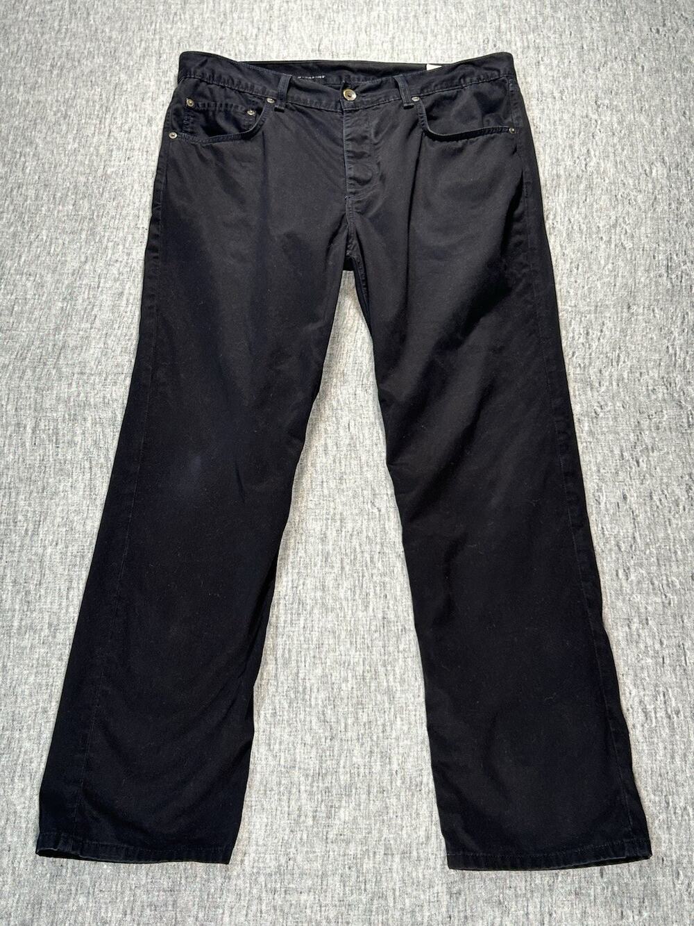 Rag & Bone Pants Mens 34x29 Slim Straight Black RB 15X Tailored Workwear